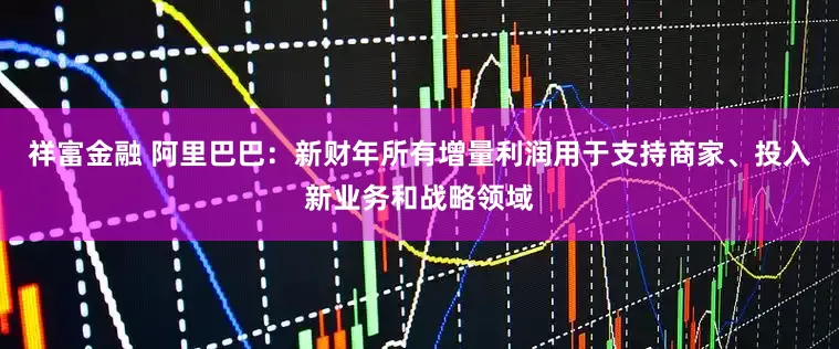 祥富金融 阿里巴巴：新财年所有增量利润用于支持商家、投入新业务和战略领域