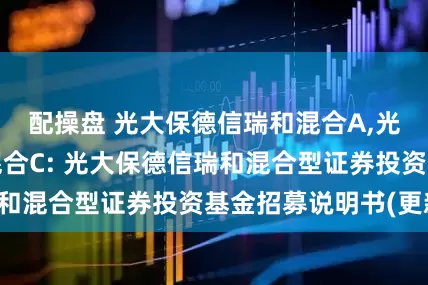 配操盘 光大保德信瑞和混合A,光大保德信瑞和混合C: 光大保德信瑞和混合型证券投资基金招募说明书(更新)